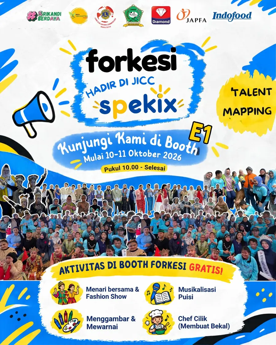 Poster FORKESI hadir di SPEKIX JICC