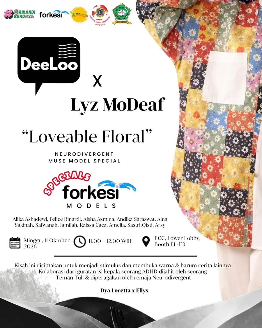 Poster Loveable Floral Specials FORKESI Models
