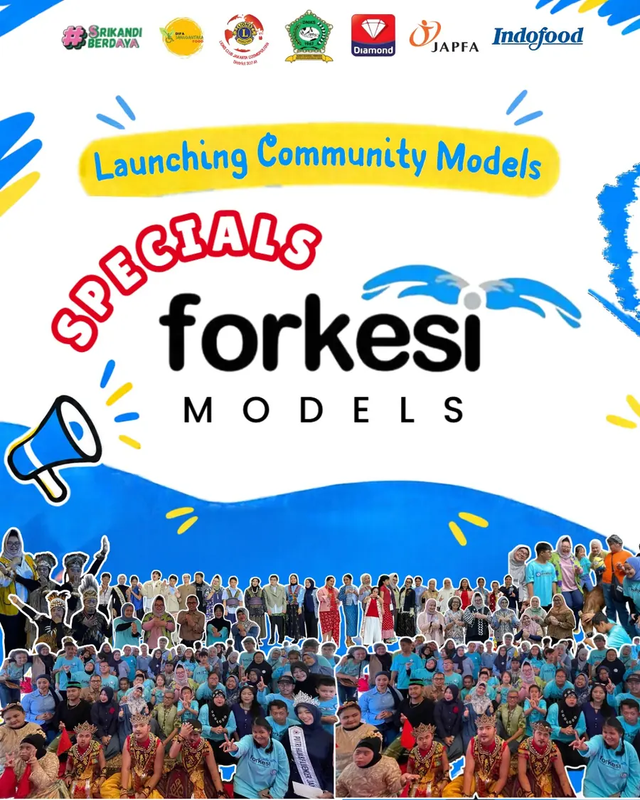 Poster Launching Community Models Specials FORKESI Models